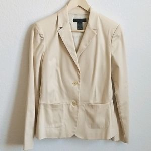 The Limited tan suit jacket